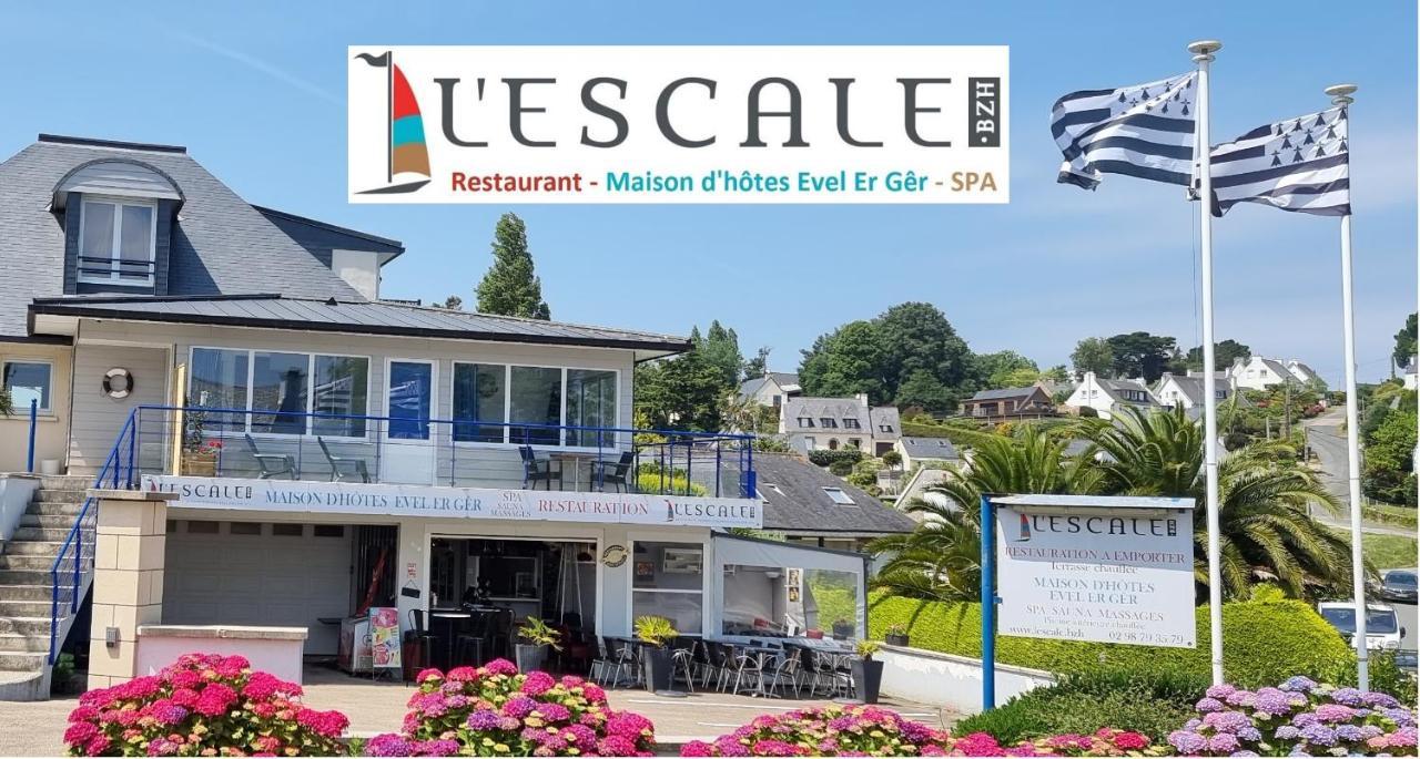 L'Escale Evel Er Gêr Acomodação com café da manhã Locquirec Exterior foto